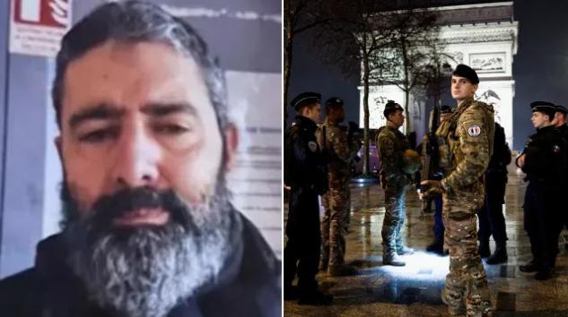 巴黎一持刀男子试图袭警后被击毙13日晚间，一名持刀男子在拿破仑时代的标志性建