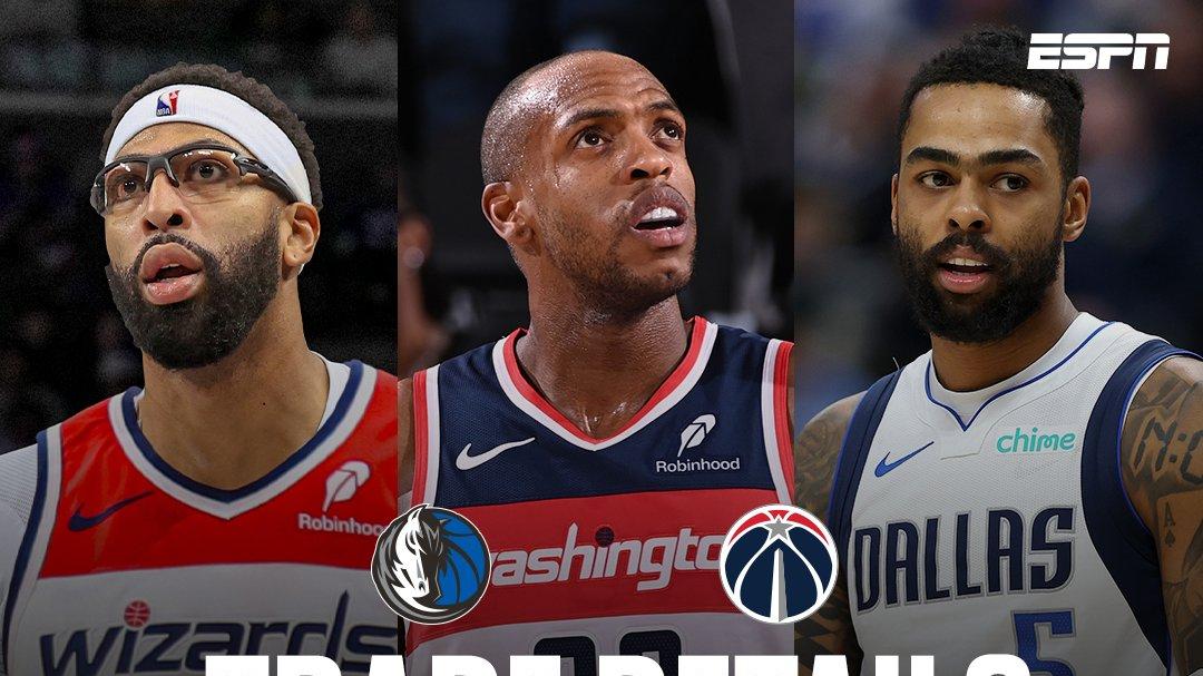 震撼！独行侠4换9送浓眉拉塞尔 奇才获5选秀权+四将