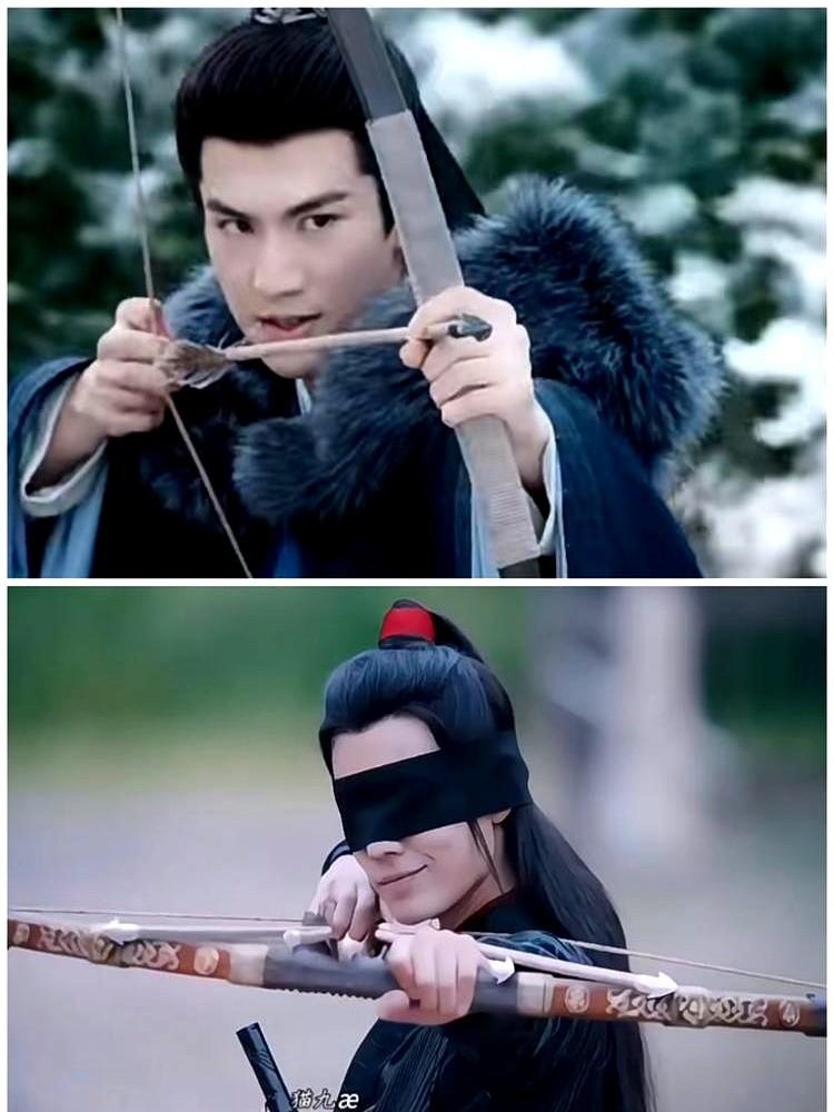 古装剧的武打，早就没劲儿了。现在拍射箭，演员连25磅的道具弓都拉不开，弓弦甚