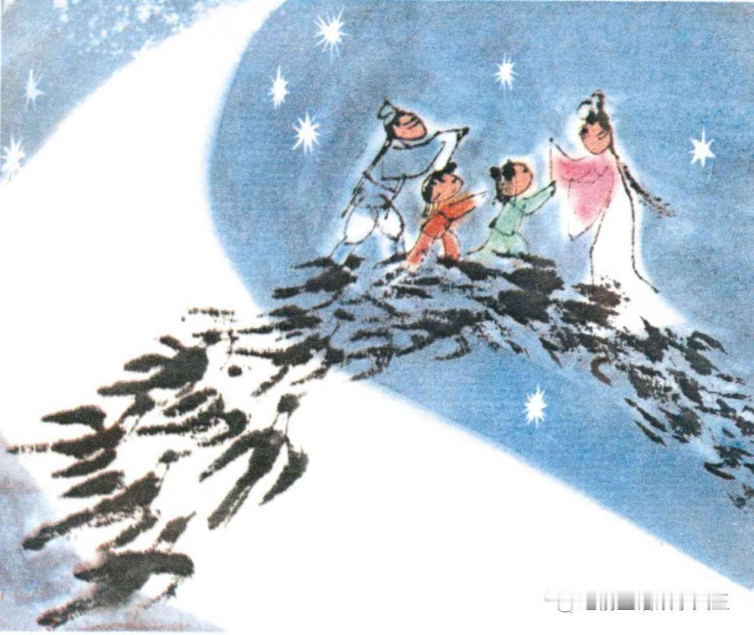 鹊桥会8/19/七/初七/阴/早安。仙女寂寞羡人间，闺蜜相约同下凡。谁料
