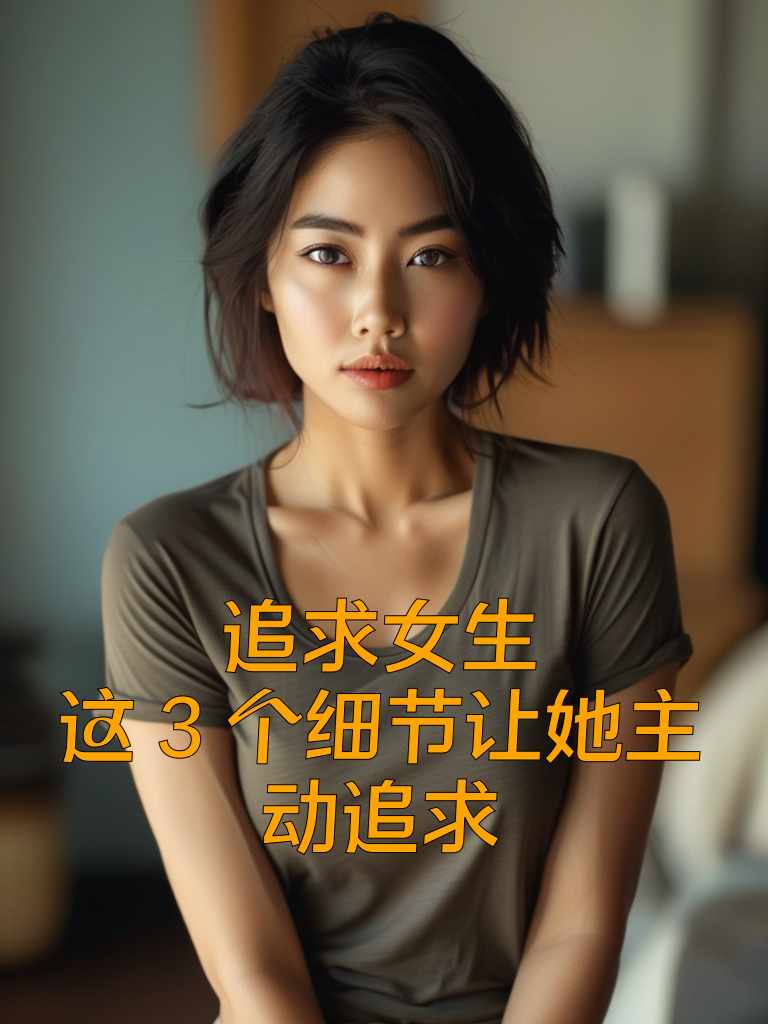 追求女生，这3个细节让她主动追求