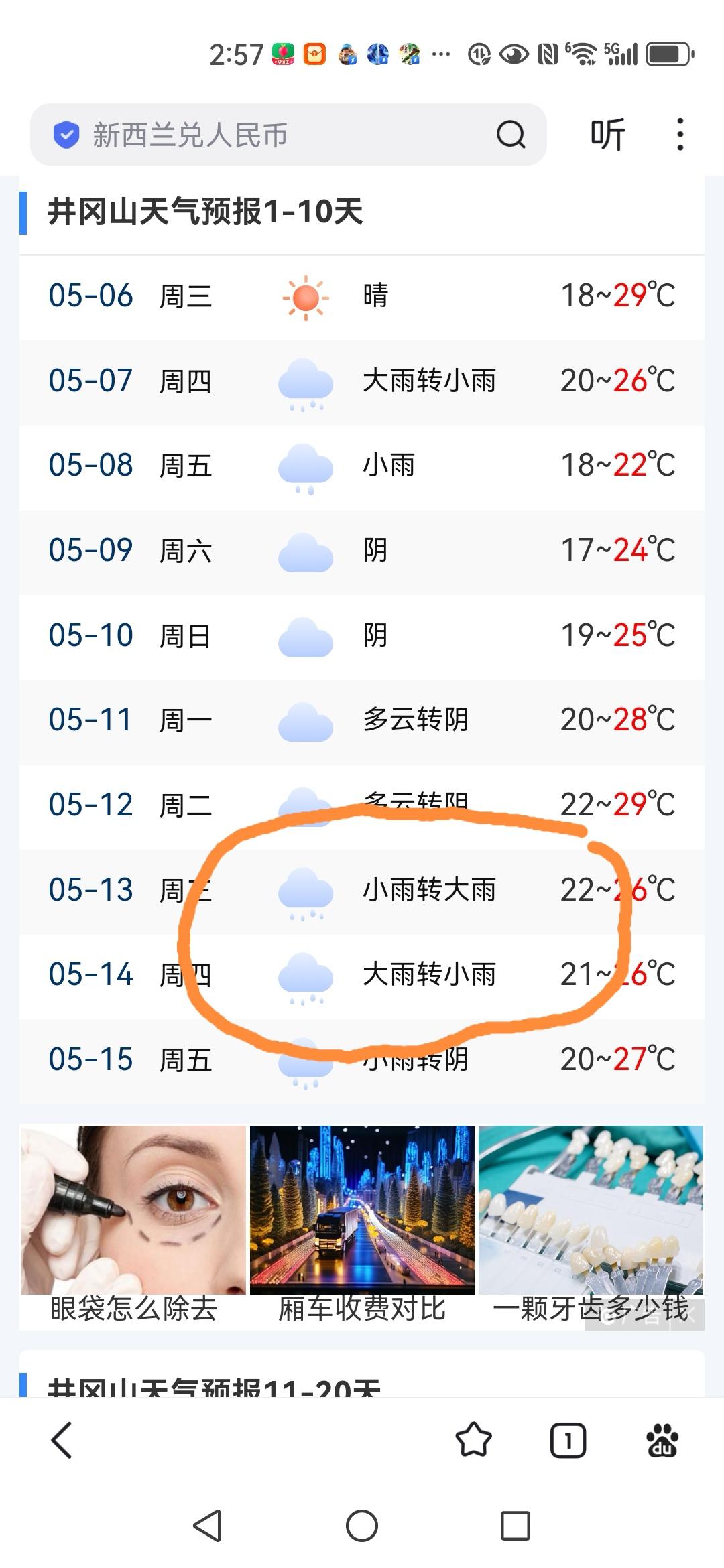 过几天就是母亲节了，我给自己安排了一次特别的旅行——一个人去井冈山看看。查了天气