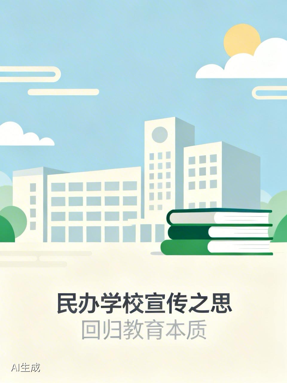又到了民办学校的招生季，各个民办学校开始了大规模的宣传，甚至有民办学校直接到生源