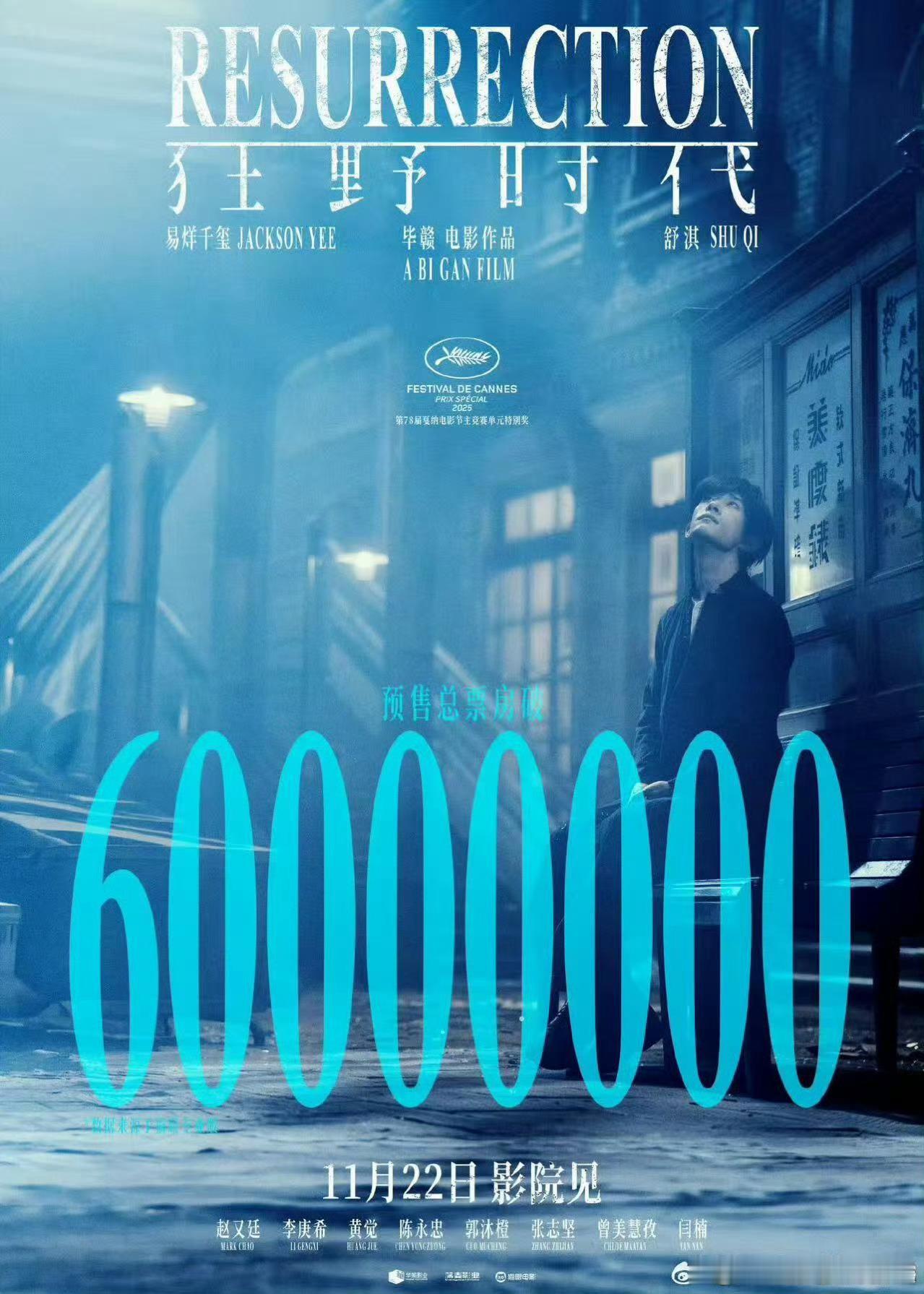 哇噢，下午4500万，这么快就超6000万了，预售的第4天反而增涨好快～～刚刚围