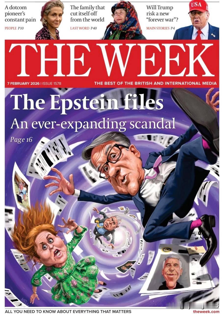 🇬🇧“爱泼斯坦档案：不断扩大的丑闻。”英国周刊《TheWeek》似乎未能跟