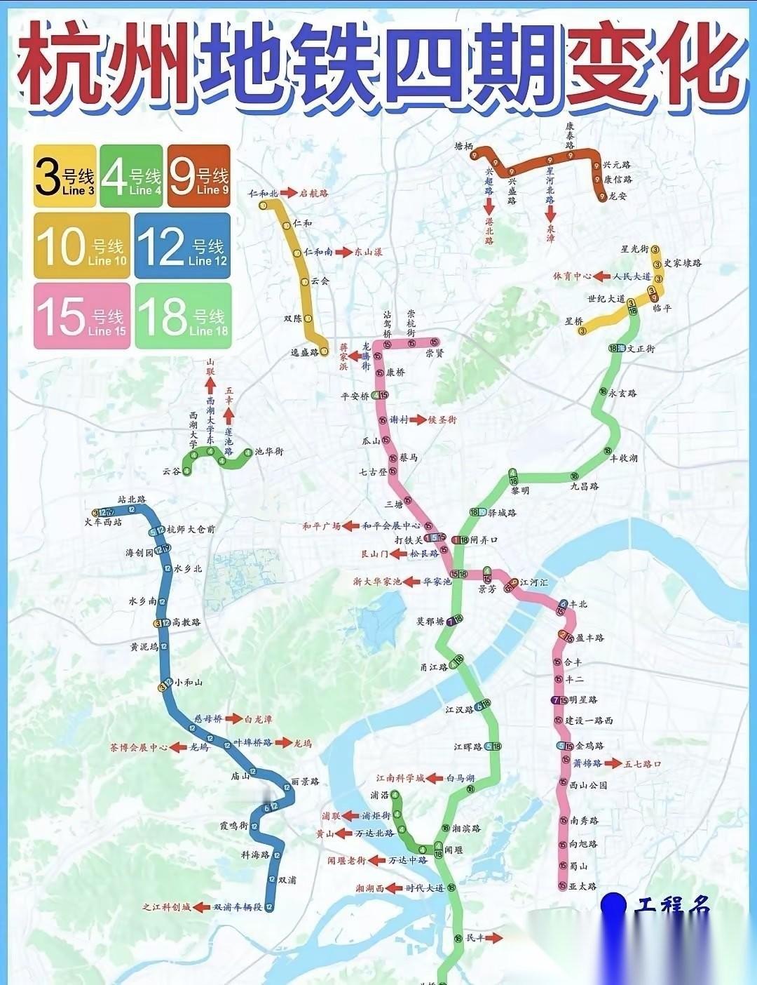 明年杭州地铁迎来大爆发！3条新线要来了！杭州地铁明年（2027年）的这波通车