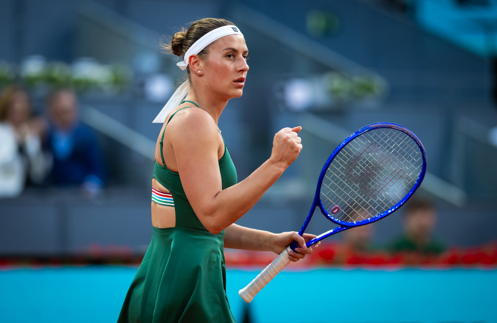 科斯秋克首进马德里四强🔥WTA1000马德里站1/4决赛，26号种子科斯秋克以