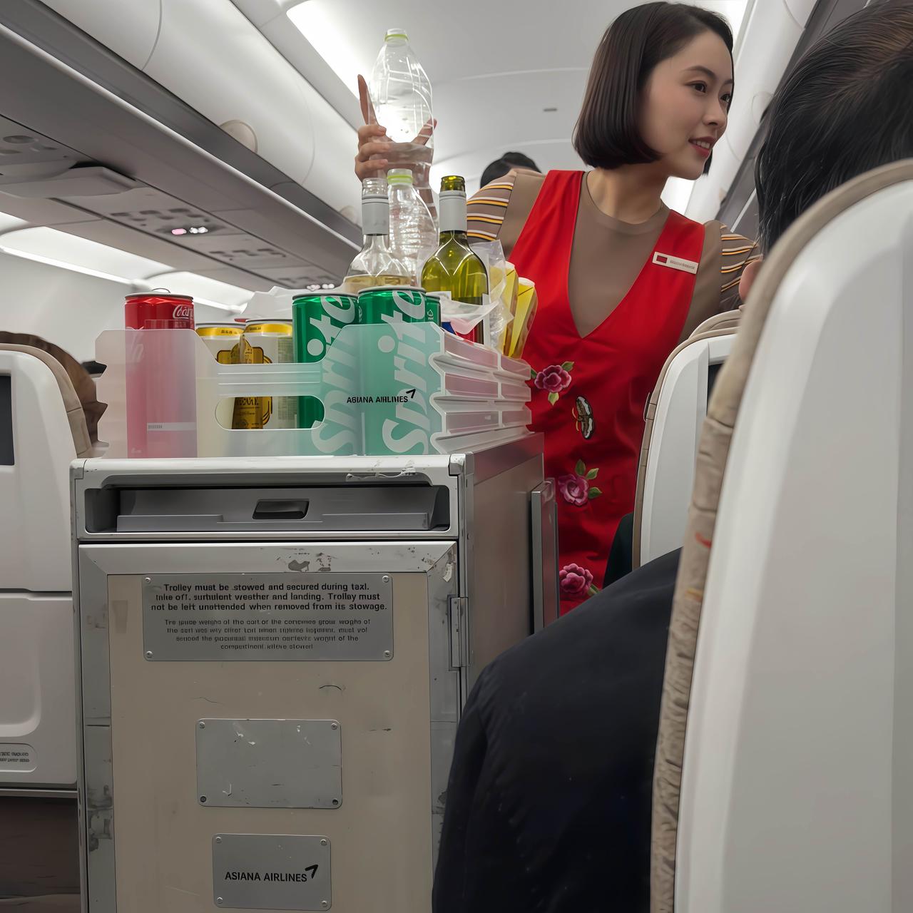 空乘佳人，笑语盈盈。