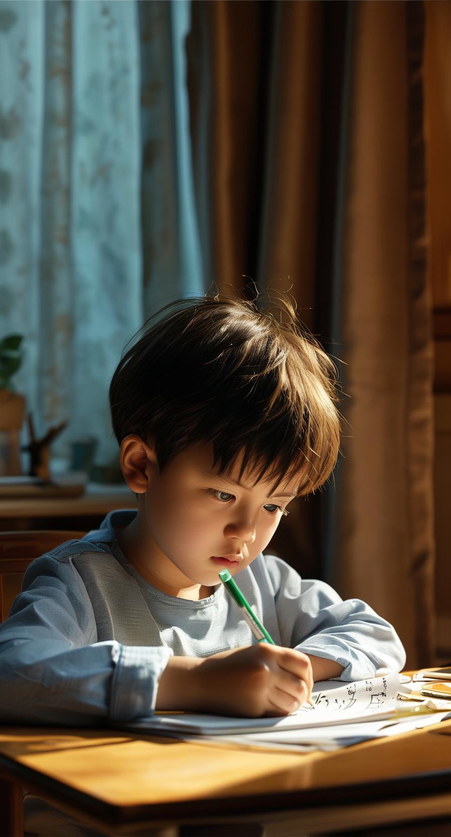 陪孩子写作业的家长有多难陪孩子写作业，简直是一场硬仗！每天傍晚，家里本该温馨，