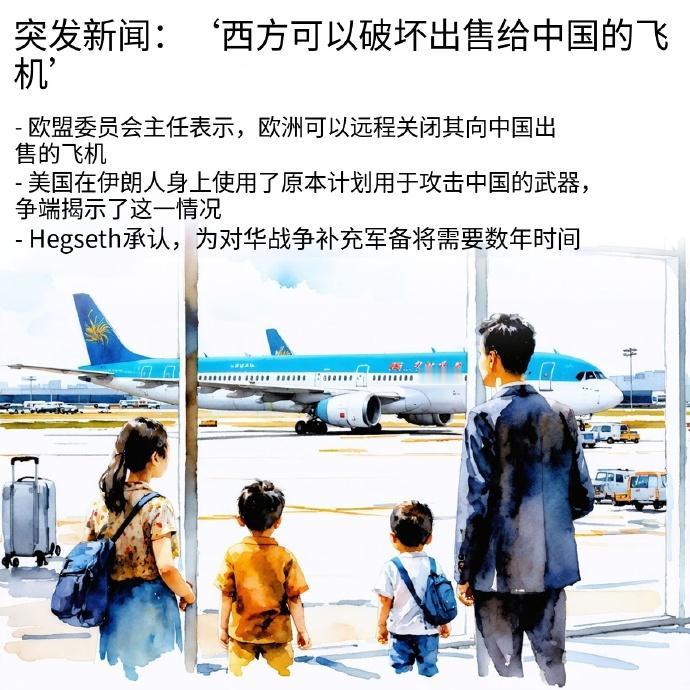 让一半中国客机停飞？欧洲高官对北京发出威胁，接下来却被狠狠打脸！英国《卫报》