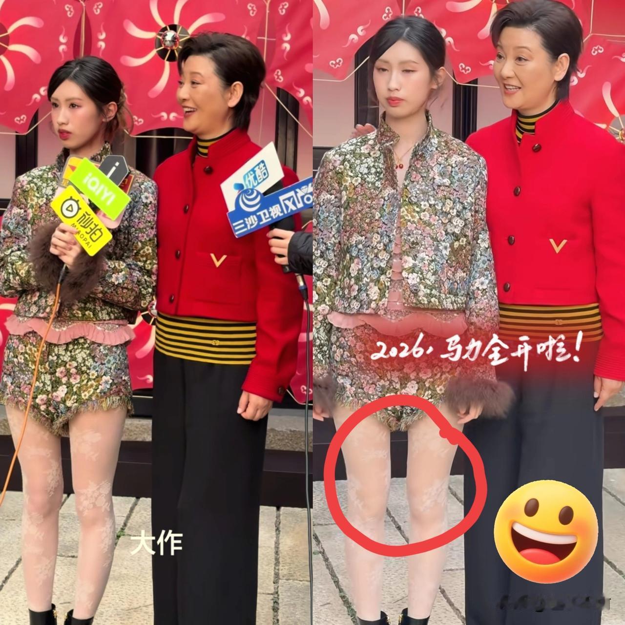 21岁的徐朵朵越来越漂亮了！这种略带“凸嘴”的特征，据说在欧美时尚圈或者法式