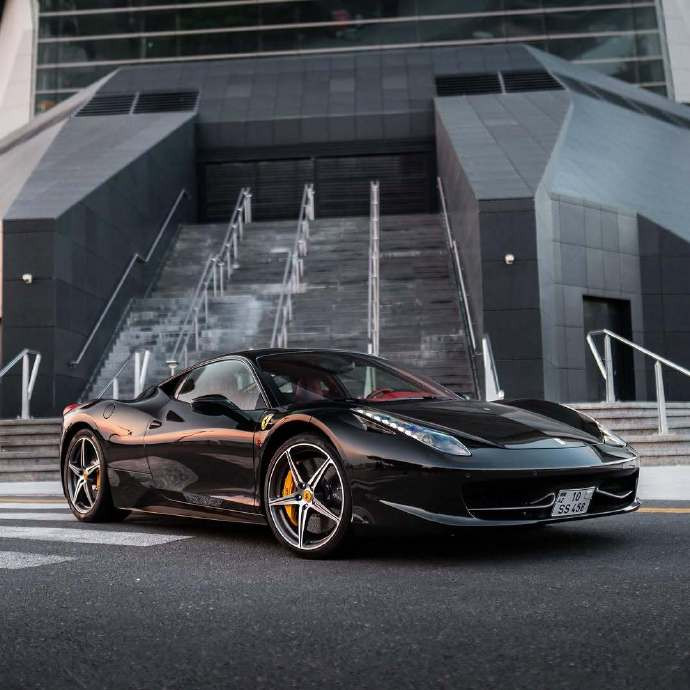 Ferrari458Italia这台黑武士太经典🖤4.5LV8自吸引擎咆
