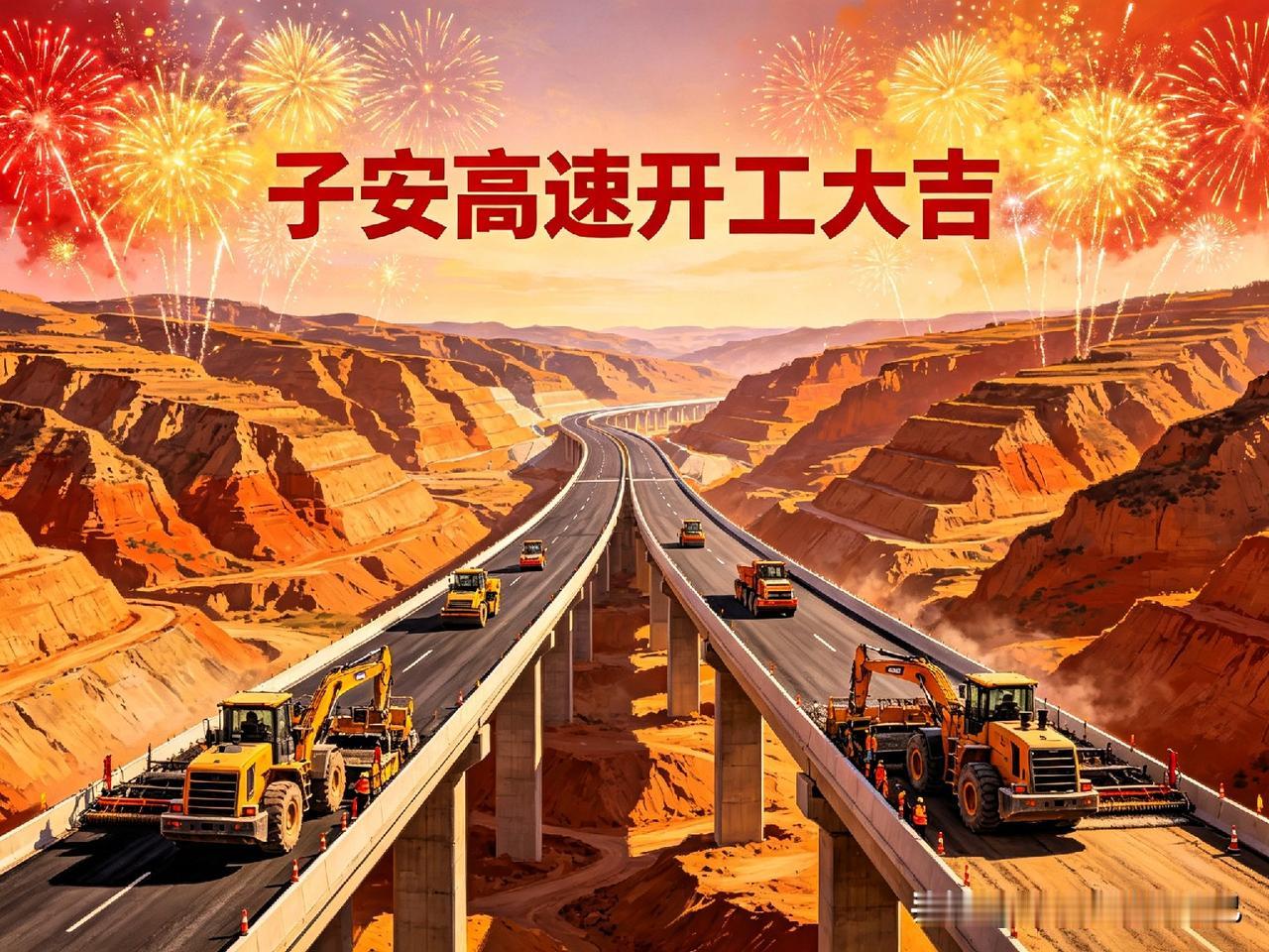 标题：盼了好久！子安高速迎来关键节点，通车时间定了正文：咱陕北又一条重要高速