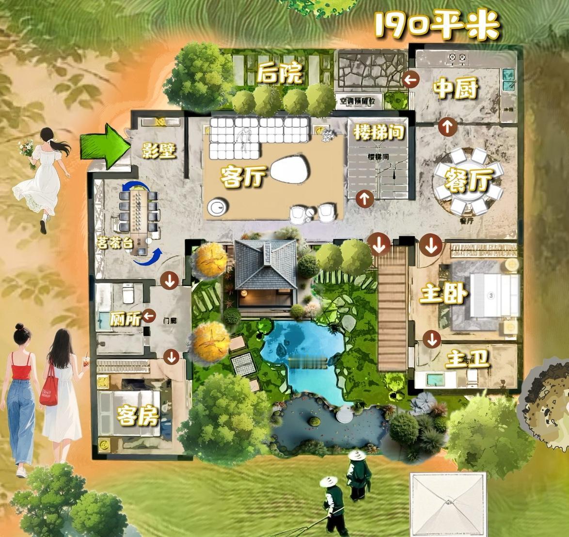 丰田bZ5，移动堡垒，00后新手伴。入门级合院，自建房最高的境界，前院有山水，后