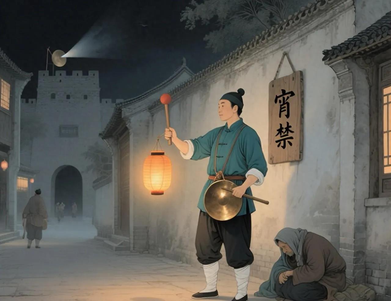 古人深夜为何要打更，安静的休息不好吗？看完才知这招比监控厉害古时候没有钟表，