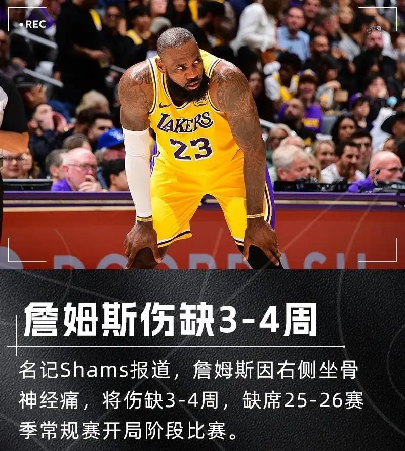 闹掰了？詹姆斯这是要拔腿跑路？据名记Shams报道，詹姆斯因右侧坐骨神经痛将缺