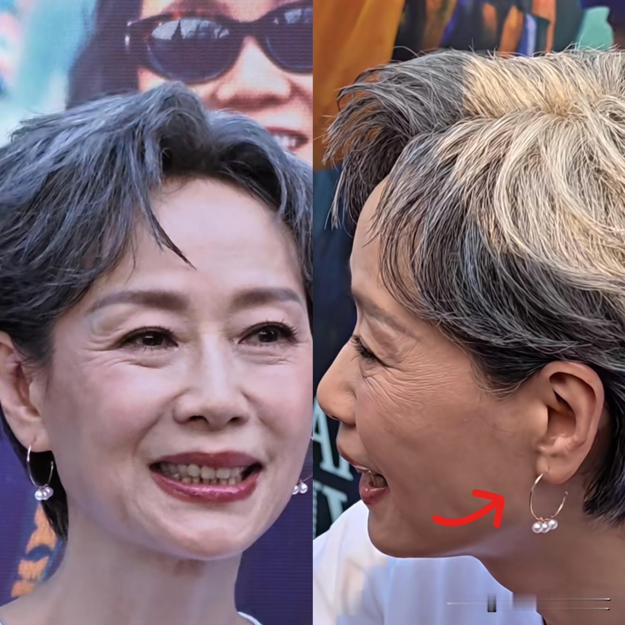 叶童不显老，我不嫉妒，叶童演技好，我不嫉妒，但是唯一让我嫉妒的是，普普通通的耳环在她身上显得特别好看