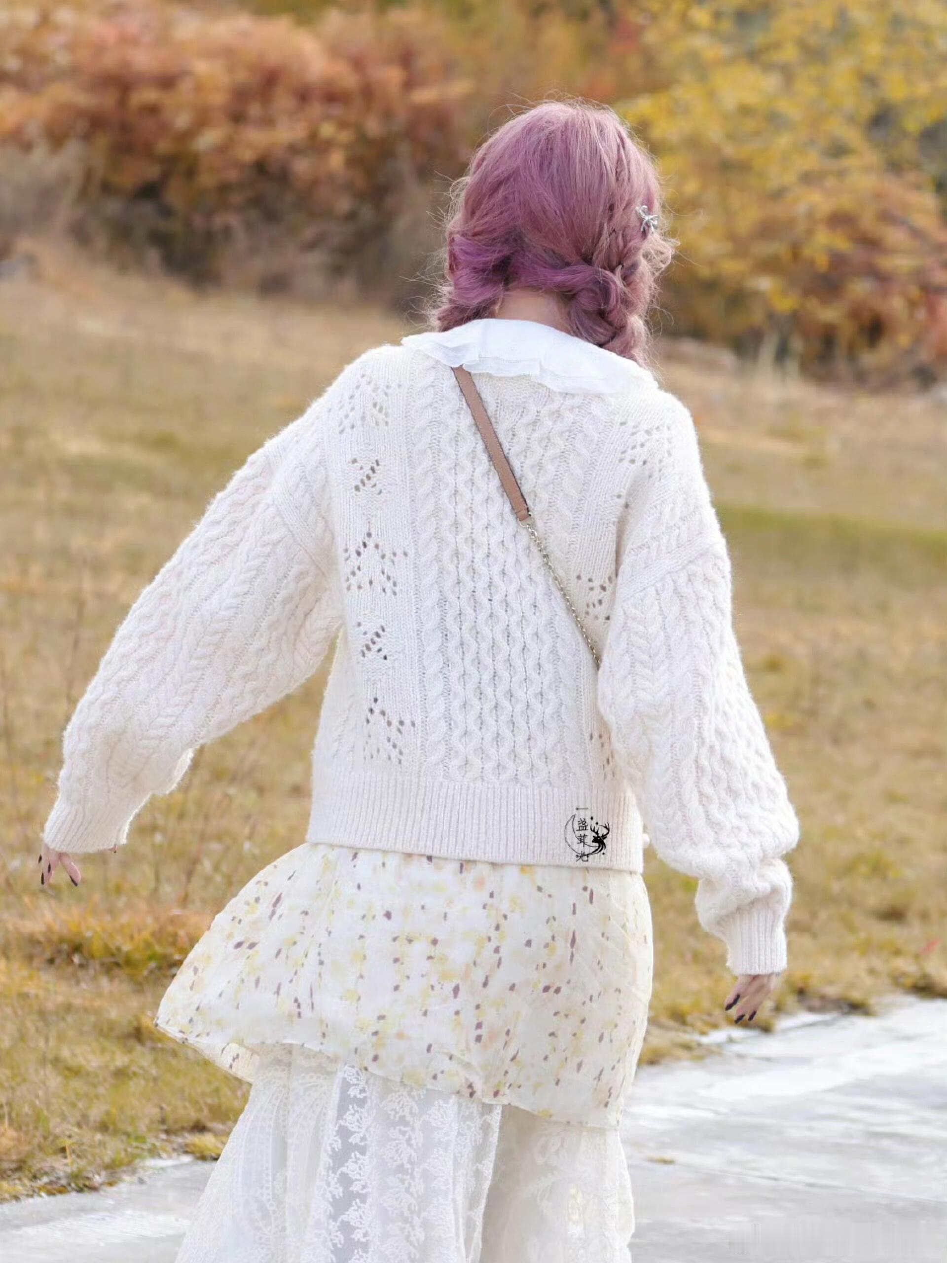 奔跑吧白鹿跑男3套造型，像少女漫一样可爱的女鹅白鹿跑男西藏3天3套造型，