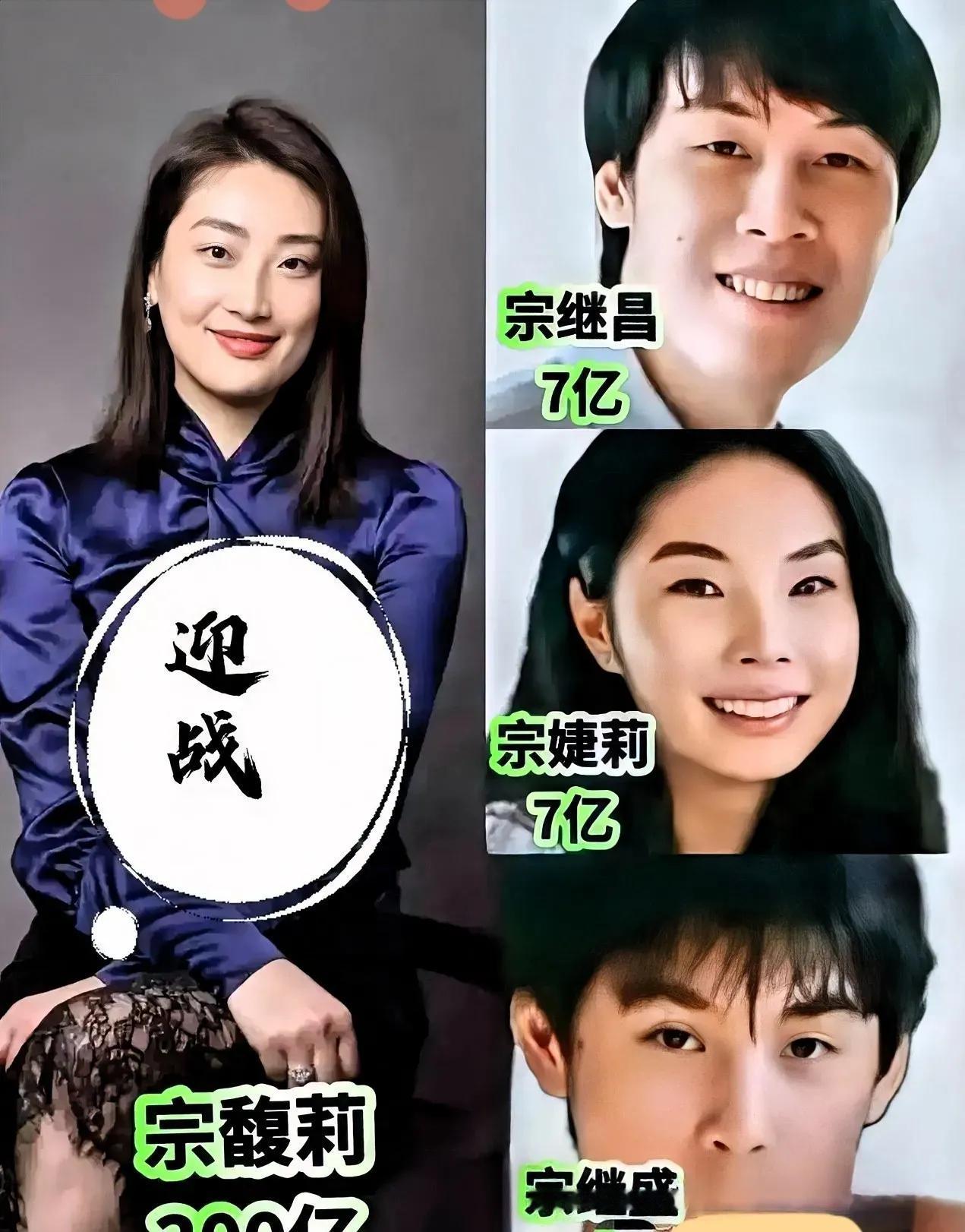 “宗馥莉从小比较自私，心胸不够宽广”，难道她要对3个弟弟妹妹赶尽杀绝吗？近日