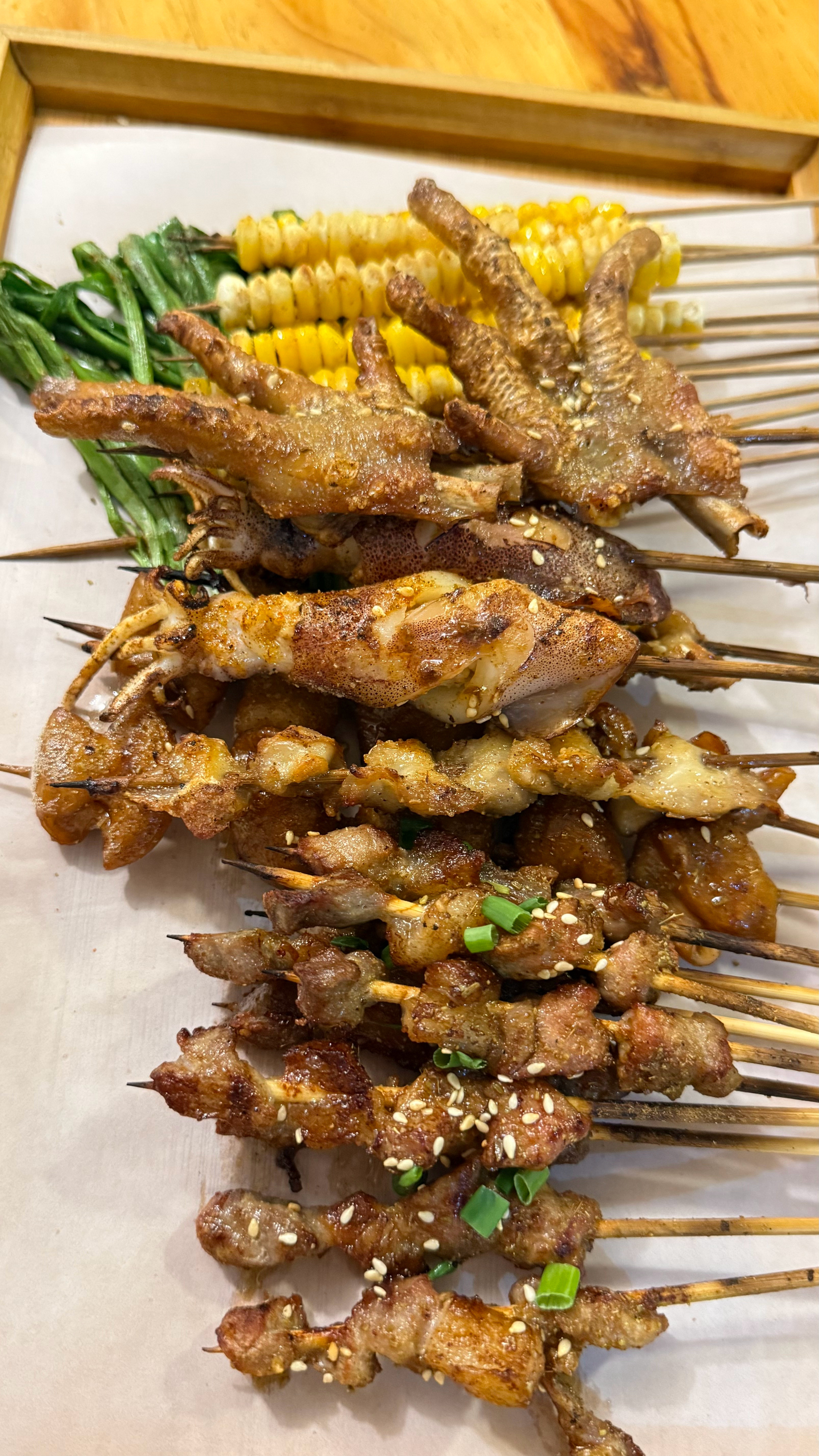 你们晚上吃什么？周末吃点小串喝点小酒很舒服啊😋