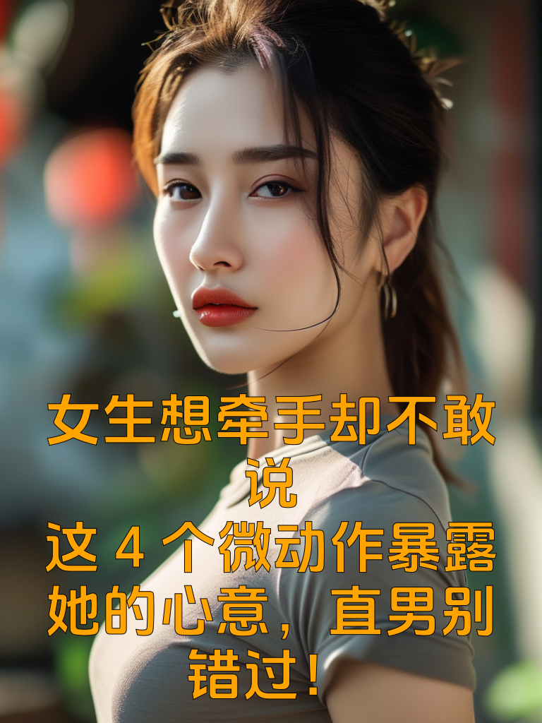 女生想牵手却不敢说？这4个微动作暴露她的心意，直男别错过！