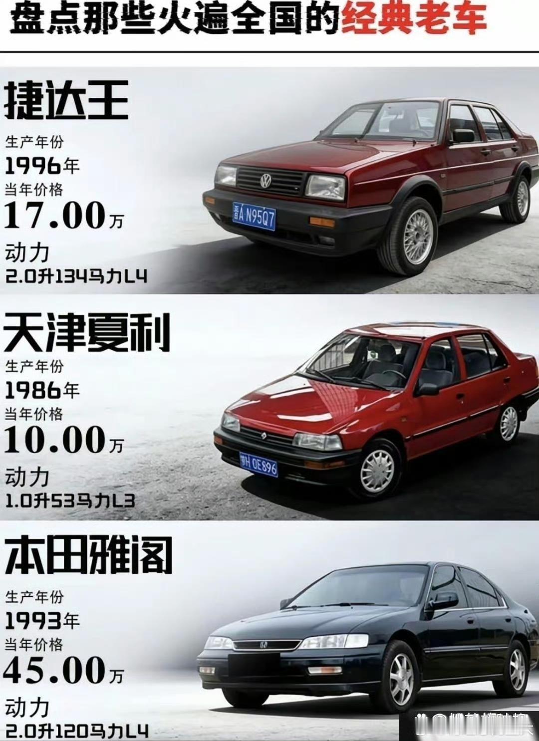 当年妥妥的奢赐品啊，就说本田黑不黑吧？