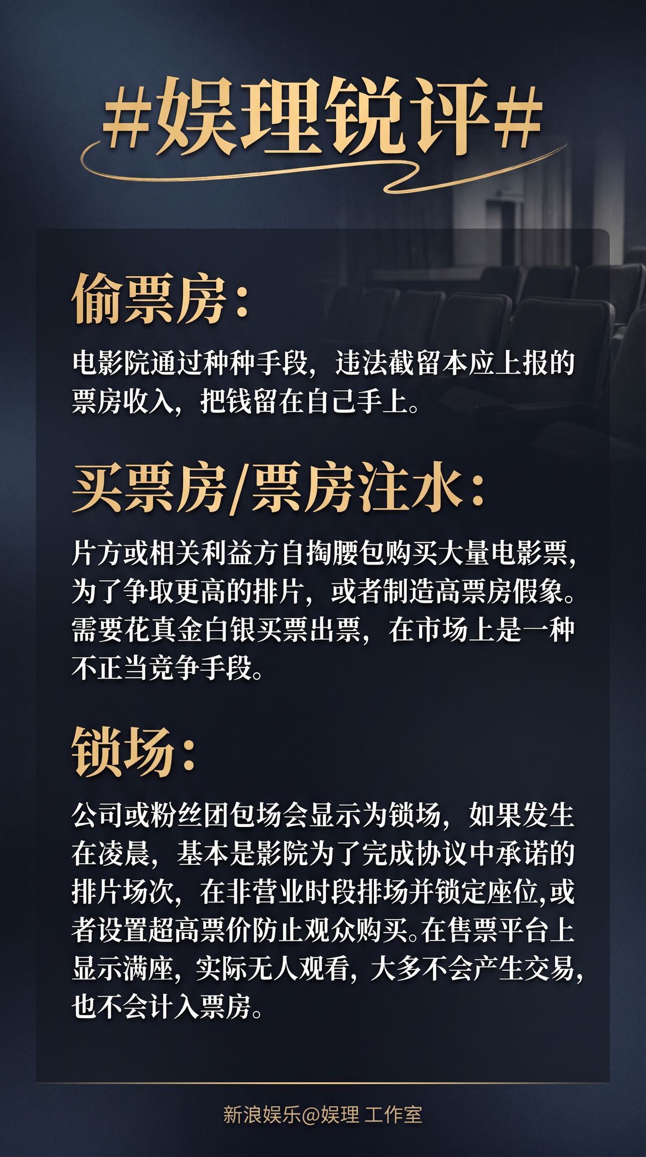 影院凌晨锁场不等于幽灵场业内称功夫女足被偷4亿票房数据不实“买的是A电影的票，出