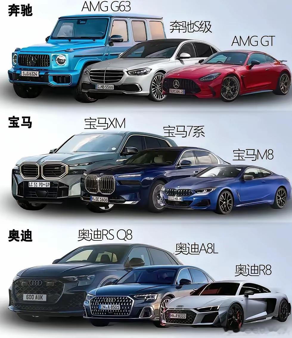 每一组选一辆，你会怎么选？​​​