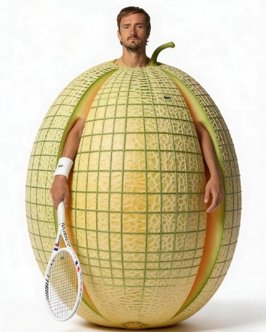 梅总布里斯班站夺冠，夺得新赛季首冠。球迷给他制作了下图以庆祝他夺冠，这又是什么梗