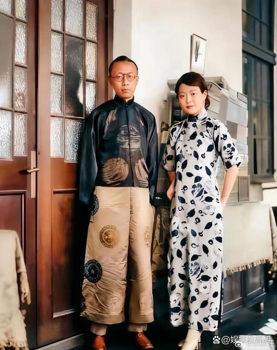 这是溥仪和婉蓉最真实的容貌，不是电视剧里面拍出来的，这是本人​​​