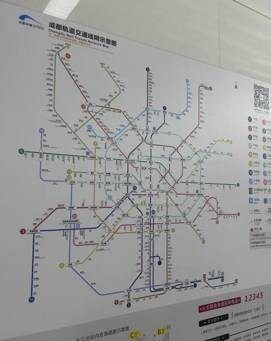 成都地铁nextlevel升级图已上⬆️今天坐地铁发现成都地铁17号