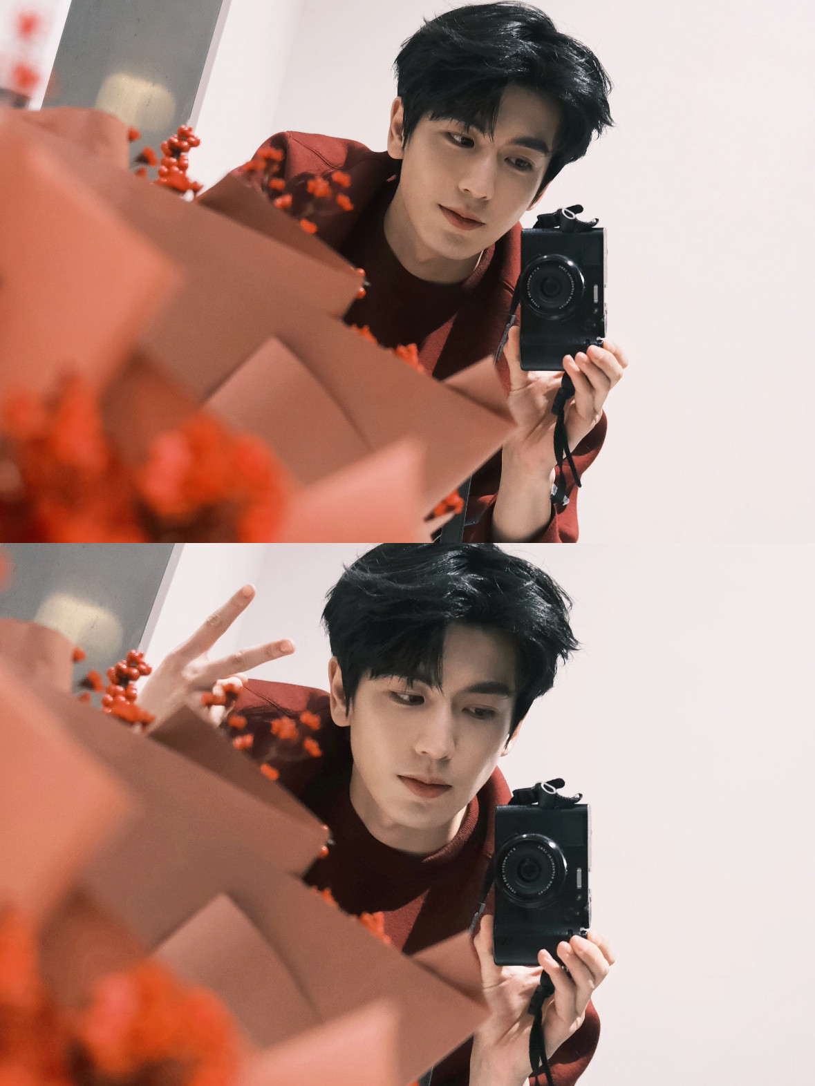 ▾张凌赫的摄影作品：一束光，一隅静光影氛围感，画面情绪与视觉表现力突出，细腻的视