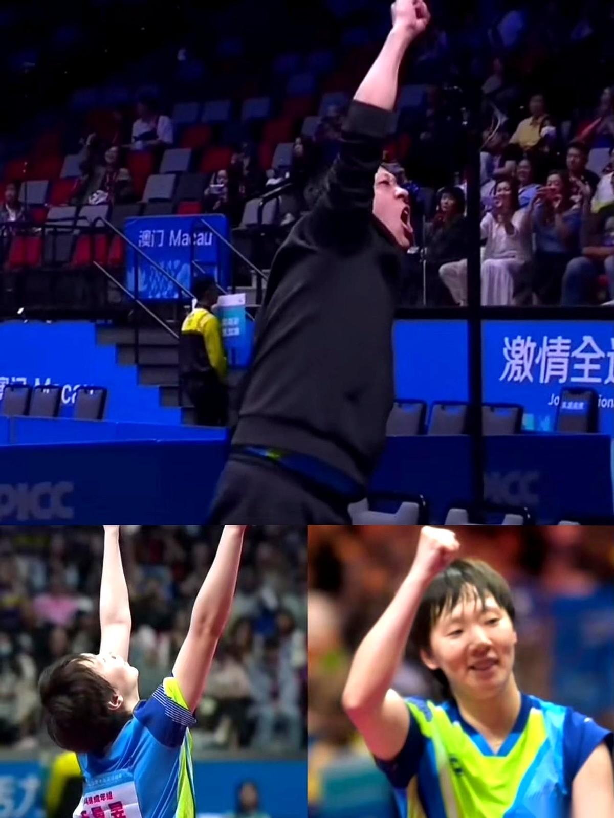 我跟你讲，这块金牌，可能还没王曼昱送给教练那台车“值钱”。真的。这事儿比夺冠