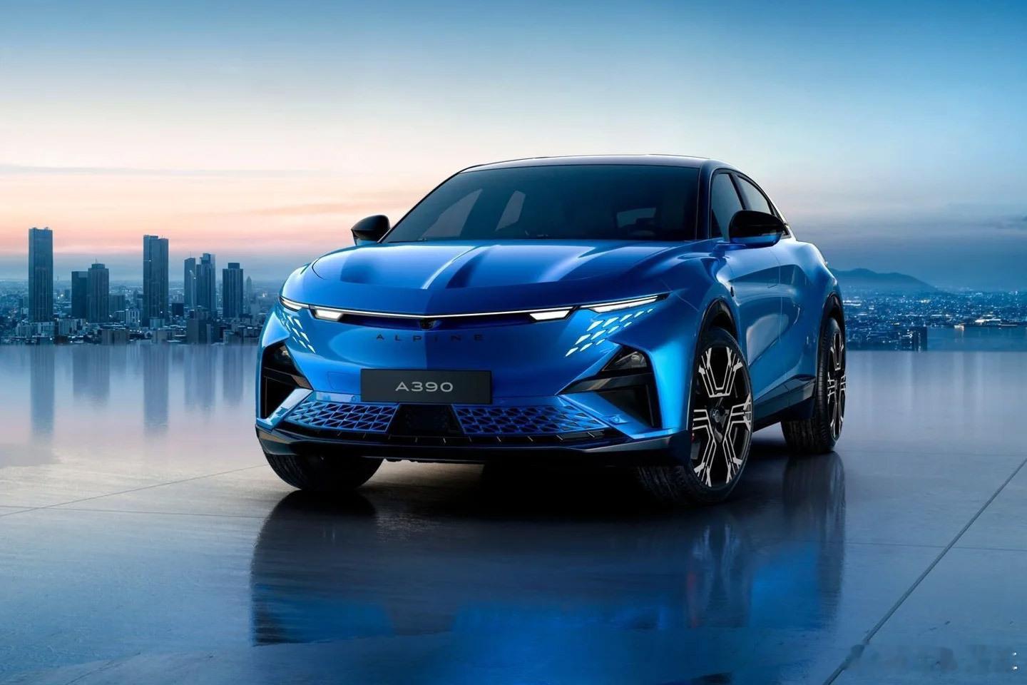 AlpineA390居然真投产了，图三是概念车89度电池​​​