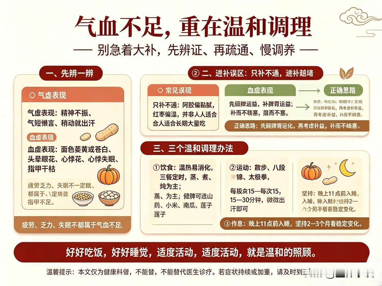 气血不足的人，脸色差易累，温和调理！你有没有这种感觉：明明没干什么重活，却总