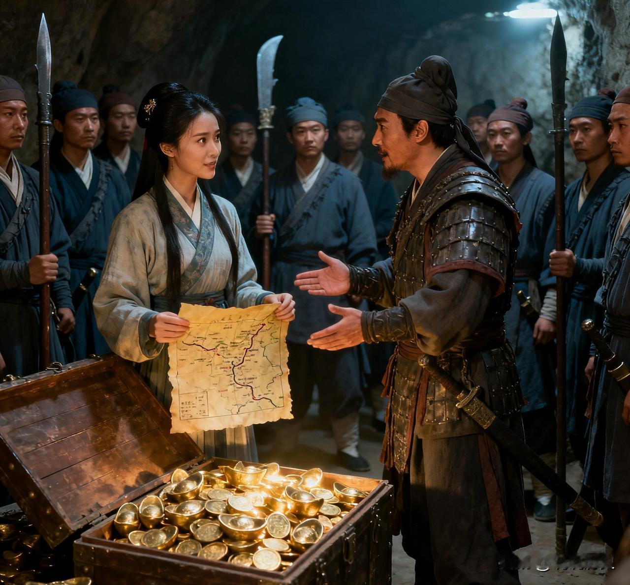 李自成大赏功臣，悍将罗虎放弃高官厚禄，只选了前朝一位疯癫的妃子，众人都笑他傻，不