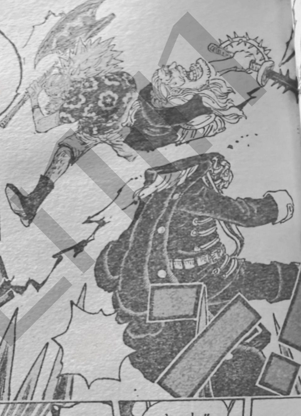 本周图透，贾巴斩断荆棘人！一分为二！太爽了……海贼王日漫海贼王漫画1149话​
