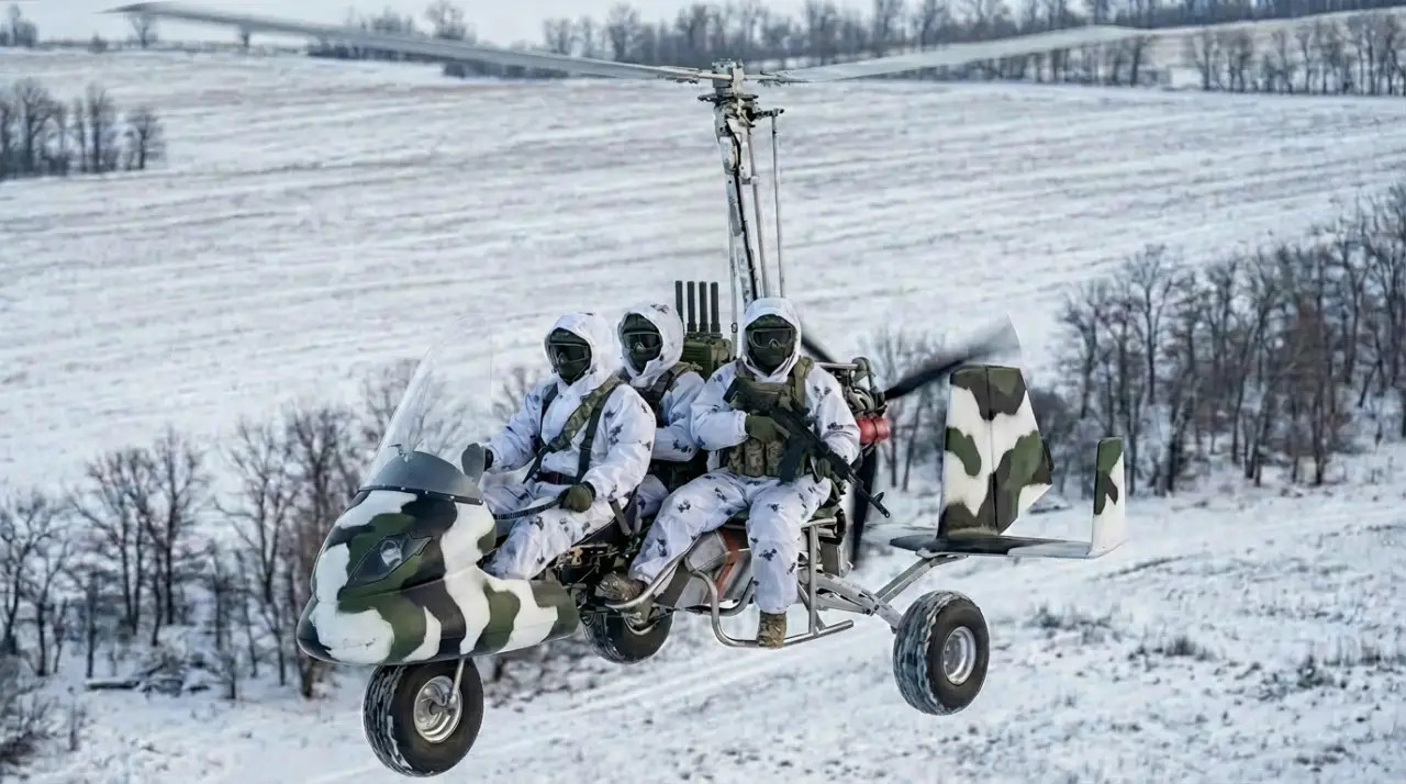 烽火问鼎计划每天认识一件兵器一些俄罗斯人正在研究使用大量旋翼机代替摩托车和步兵