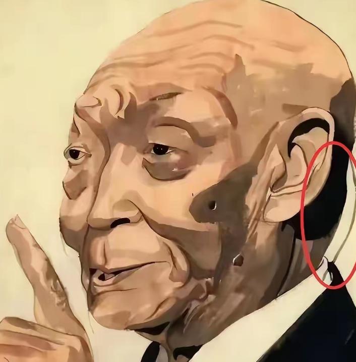 一幅袁隆平的画像，2022年就曾引发过争议。画中的袁隆平面部被明显夸张处理，后