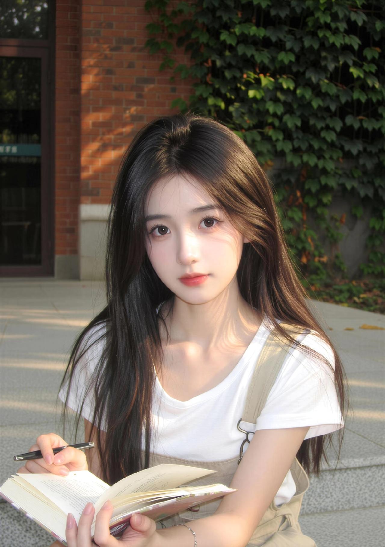 光之影静坐书声里，墨香满怀中。