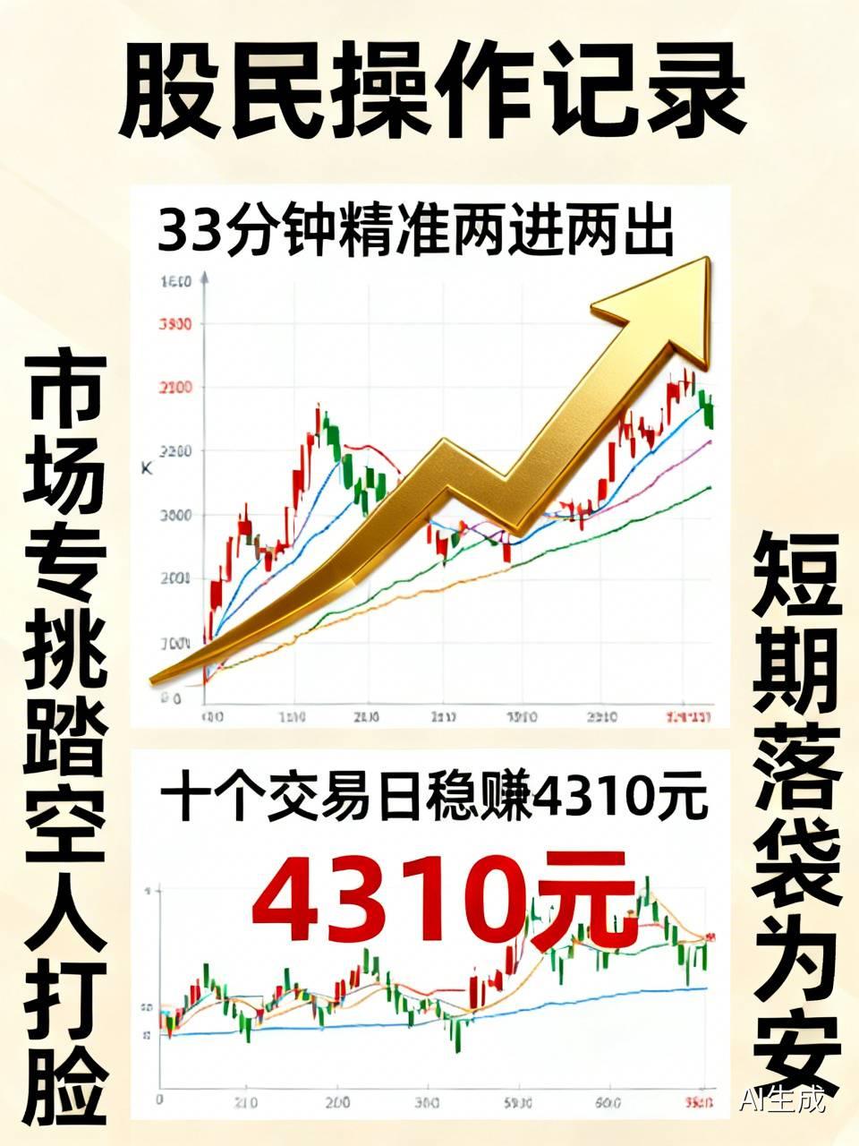 身边一位股民，手法极其细腻。33分钟精准两进两出：7.08低吸、7.12止盈，回