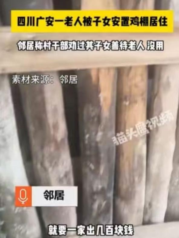 人老了，真是可怜！四川广安，老人得了老年痴呆症，在房间到处乱倒大便小便，老人的子