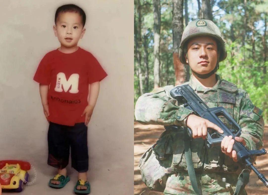 萌娃的硬核梦想是长大后成为子弟兵“长大我要当解放军，保卫祖国！”儿时种下军旅梦