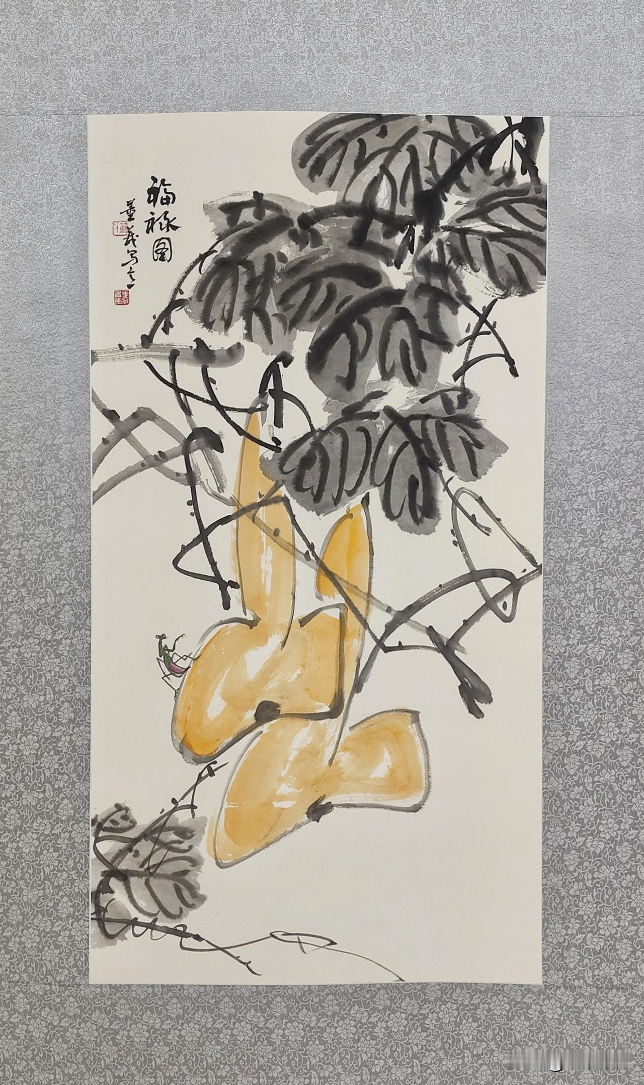 晒一张我的国画看看赏析国画