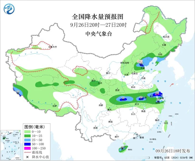 【天气预报】9月底，副热带高压将继续强势掌控南方，江南、华南等地将有大范围高温闷