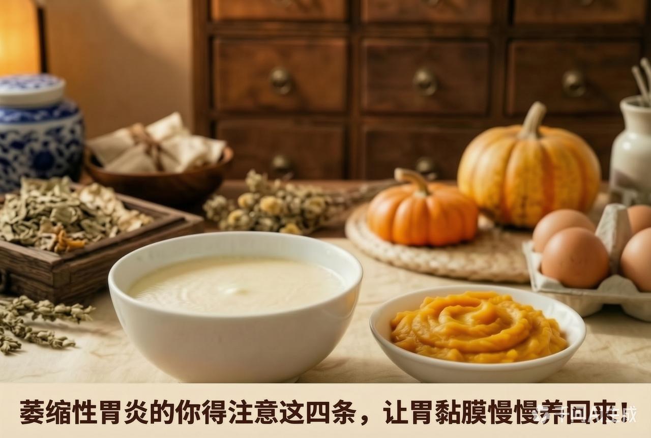 得了萎缩性胃炎，你得注意这四条，让胃黏膜慢慢养回来！胃胀、反酸、吃不下饭——萎