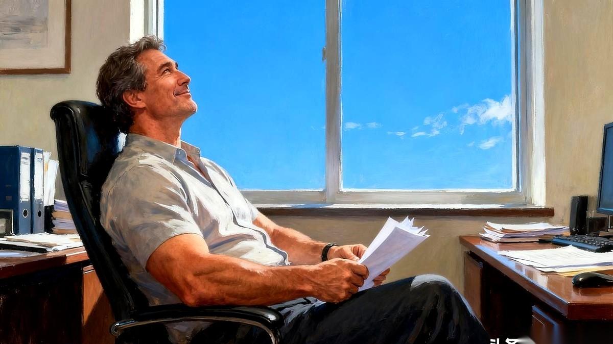 前一天办公室的门还快被踏破了，第二天手机能安静一整天。你以为是清净了？不，是