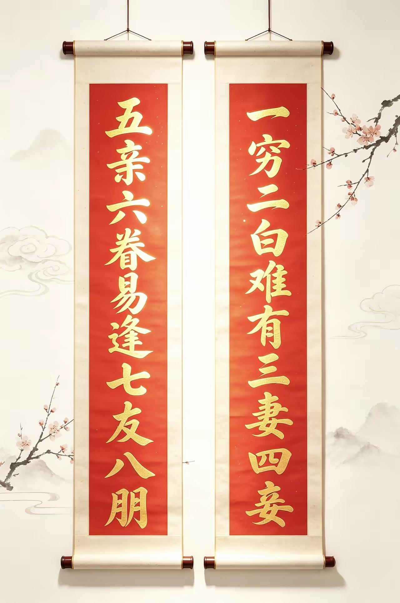 这对联不知道哪天才写的，可惜缺少个横批，诚邀才华出众的您赐墨补全。
