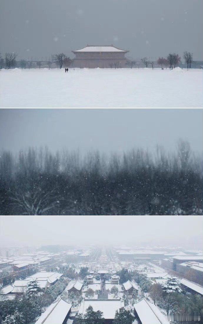 西安下雪西安迎春瑞雪终于飘飘洒洒下来了，虽然下雪来了好心情但对于在外的游子归家