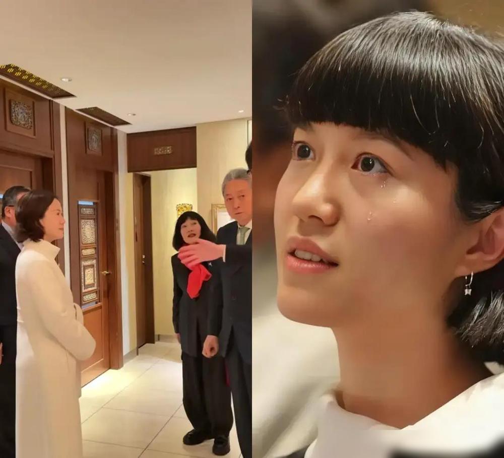 杨振宁走后，翁帆东京见客，一个动作让日本前首相夫妇都退了一步。她一身素白长